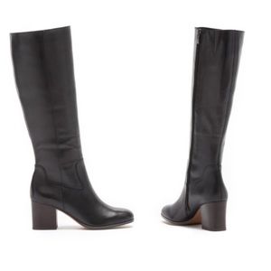 NEW Franco Sarto Leather Knee High Boot